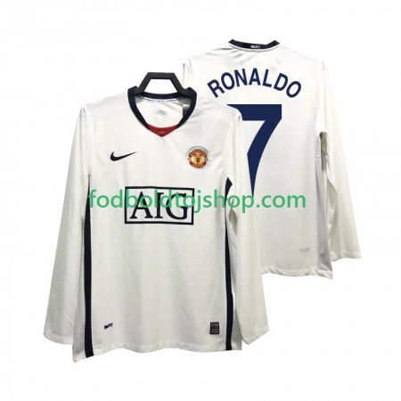 Manchester United Ronaldo 7 Premier League 2008 2009 Retro Udebane trøje L/S
